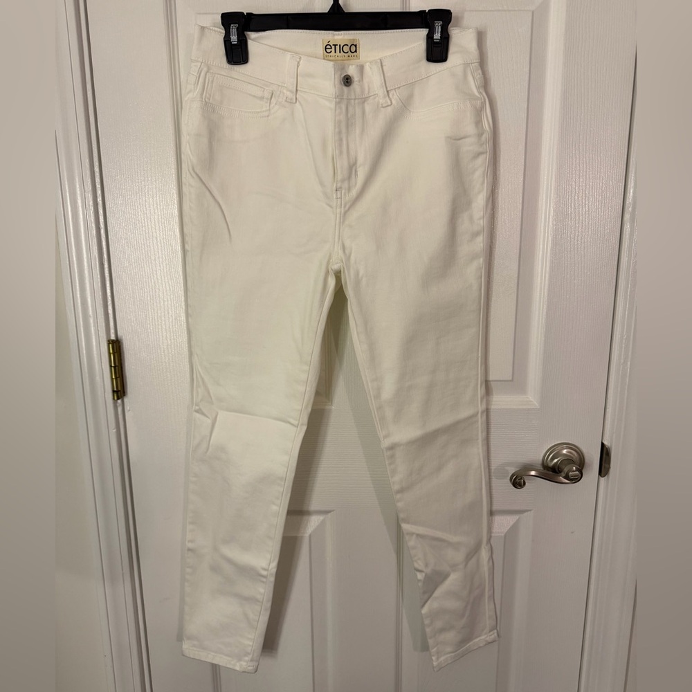 Etica Women's White Jeans